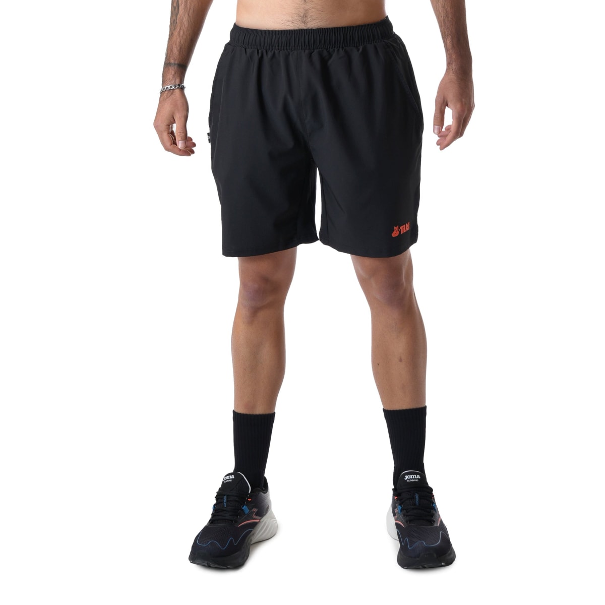 Short Poly Tilki  Temel Black/Orange M24W6