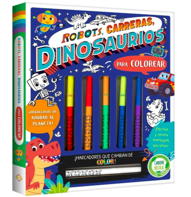 Robots, Carreras, Dinosaurios Para Colorear1
