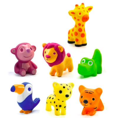 Pack de juguetes de animales de selva1