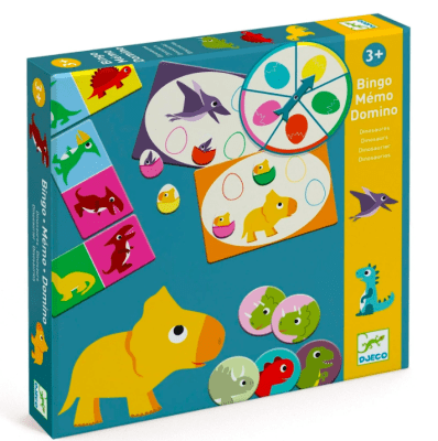 Bingo Memo Dominó Dinosaurios1