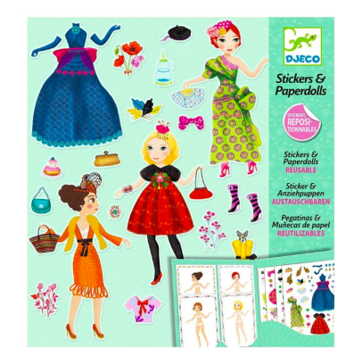 Stickers y Muñecas de Papel Masive Fashion1