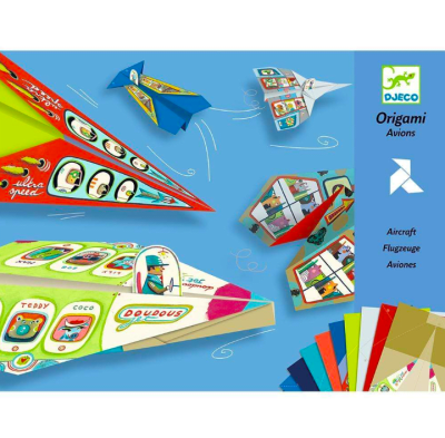 Set de Origami para niños de Aviones