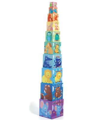 Cubos Apilables Arcoiris 10 piezas1