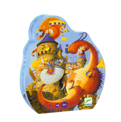 Puzzle Caballero y el Dragón 54 piezas1