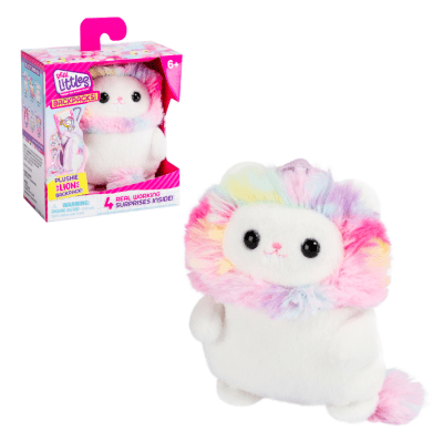 MOCHILA PELUCHE CON ACCESORIOS REAL LITTLES - LEÓN1