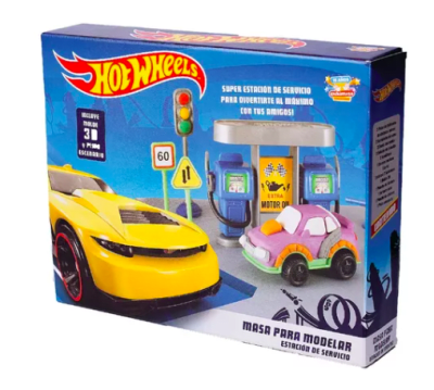 Set Masitas Moldeables Hot wheels1