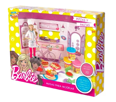 Set Masitas Moldeables Barbie Pizzas Y Pastas.1