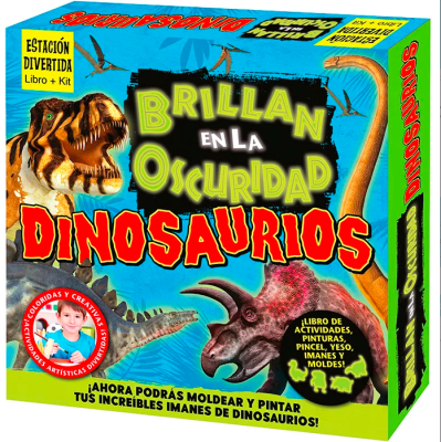 BRILLAN EN LA OSCURIDAD DINOSAURIOS (LIBRO + KIT)1