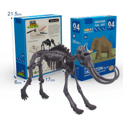 Juego de Excavación Mamut con Herramientas Juguete Educativo1