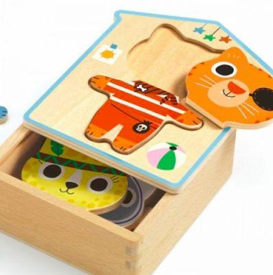 Rompecabezas mezcla de disfraces de gatos1