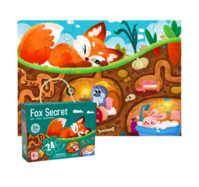 El Secreto del Zorro - Rompecabezas de 24pcs1