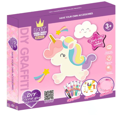 Juego de Arte y Manualidades DIY Unicornio con Pigmentos1