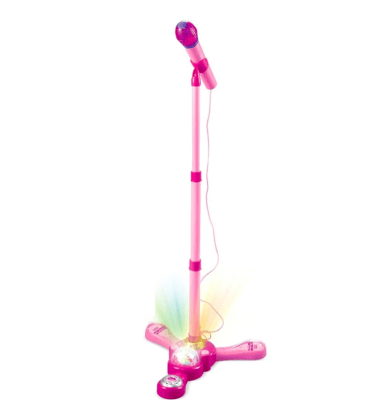 Micrófono Karaoke con Luz, Amplificador y Lector MP31