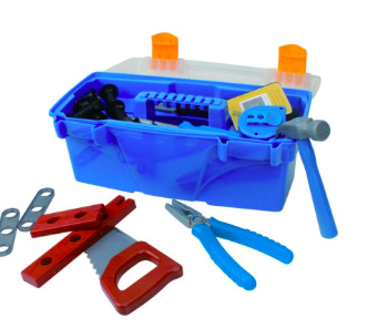 Juguete Mini Hogar Caja Guarda Herramientas 32 Piezas1