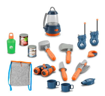 Set de Camping Pequeño Explorador con Walkie Talkie1