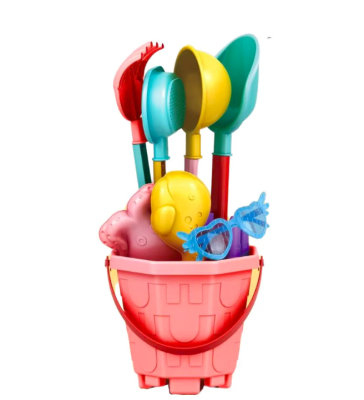 Balde de Playa con Accesorios 9 piezas1