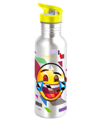 Botella Aluminio 600ml Emoji1