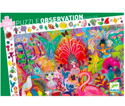 Puzzle Observación Carnaval de Río 200 piezas1