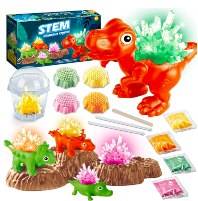 Set Cultivo Cristales con Dinosaurios Juguete Científico7