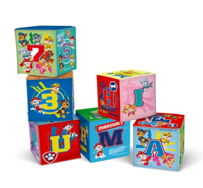 Cubo Soft Letras y Números Paw Patrol1