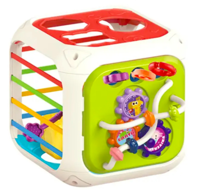 Cubo de Actividades Para Bebés  7 en 18