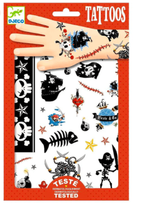 Tatuajes temporales piratas