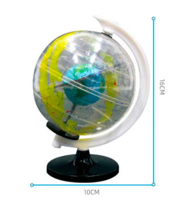 Globo Terráqueo DIY Juguete Científico1