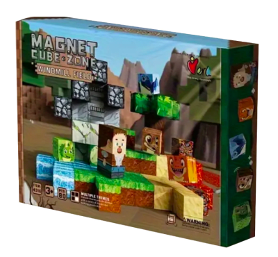 Set Bloques Magnéticos Cubos Pixel Tipo Minecraft 80 piezas5
