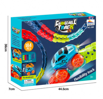 Pista de Autos Mágica Flexible 92 Piezas