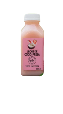 LECHE DE COCO CON FRESA
