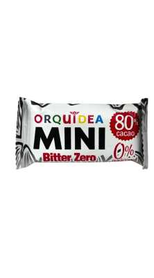 ORQUIDEA CHOCOLATE BITTER SIN AZUCA AL 80%