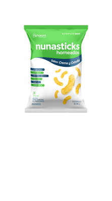 NUNATURA NUNASTICKS CREMA Y CEBOLLA