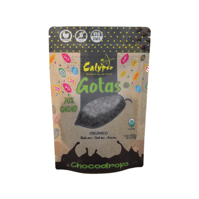 GOTAS DE CHOCOLATE 70% CACAO