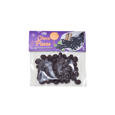 QUKI SNACKS PASAS CON CHOCOLATE AL 60%