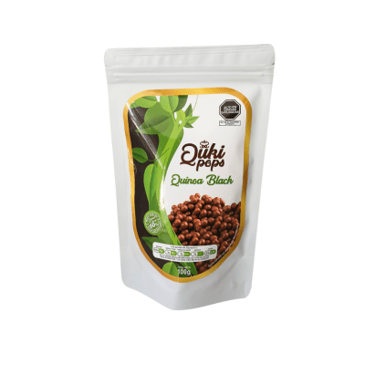 QUKI POPS QUINUA BLACK CHOCOLATE