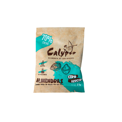 CALYPSO ALMENDRAS CON CHOCOLATE 70% CACAO1