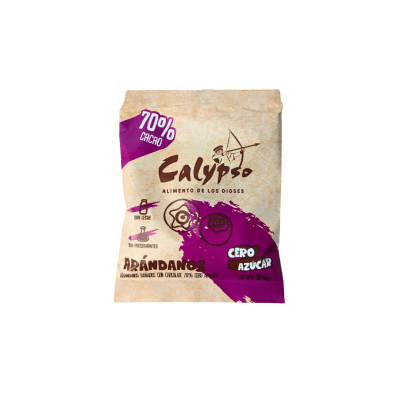 CALYPSO ARANDANOS CON CHOCOLATE 70% CACAO