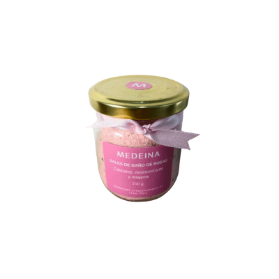 MEDEINA COSMETICA SALES DE BAÑO RELAJANTES, CALMANTES Y DESINTOXICANTES - ROSAS