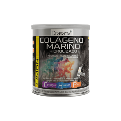 DRASANVÍ COLAGENO MARINO HIDROLIZADO VITAMINA C + MAGNESIO + ACIDO HILAURONICO SABOR LIMON1