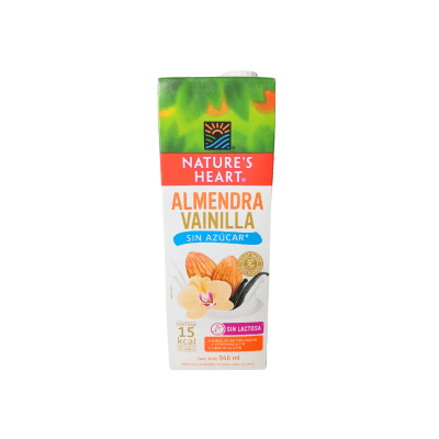 NATURE'S HEART BEBIDA DE ALMENDRA VAINILLA SIN AZUCAR