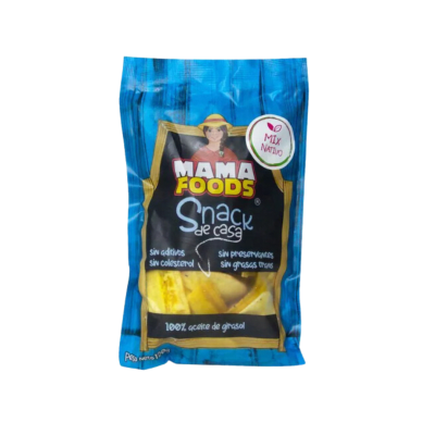MAMA FOODS BOCADITOS MIX DE HOJUELAS YUCA, CAMOTE Y CHIFLE1