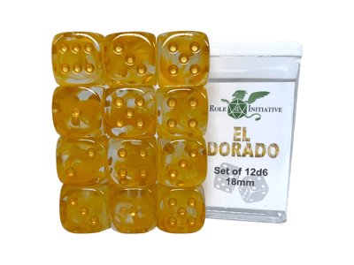 Set 12d6 Diffusion El Dorado w/ Metallic Gold