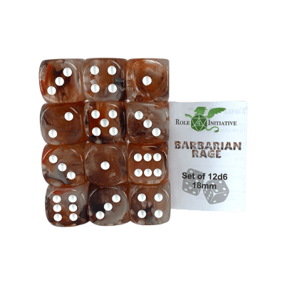 Set 12d6 w/ Symbol Diffusion Barbarian Rage