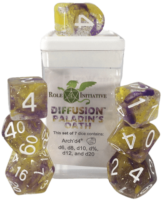 Set 7 dice w/ Arch'd4: Paladin's Oath w/ Symbol