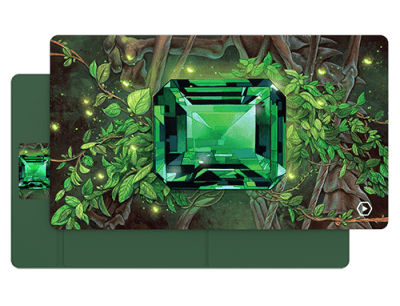 ETB Playmat Art Masters - Emerald by Chris Seaman