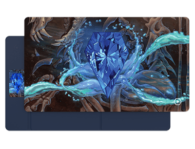 ETB Playmat Art Masters - Sapphire by Chris Seaman