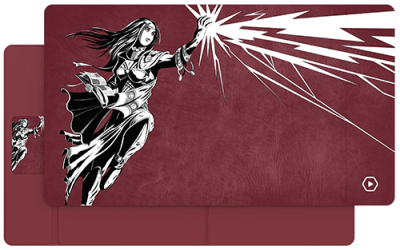 ETB Playmat Art Masters - Lightning Bolt by Phil Stone