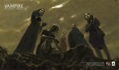 The Eternal Struggle: Playmat - 61cm x 35cm Judgement- Camarilla Segregation