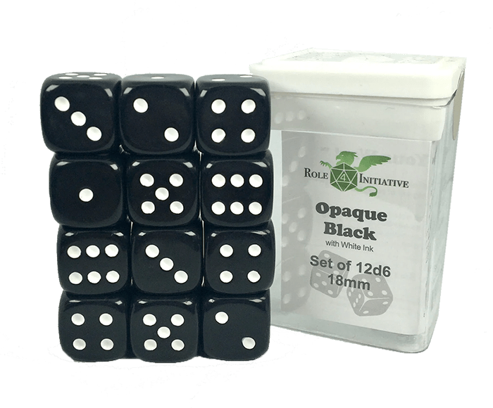 Set 12d6 Opaque Black w/ White Ink1