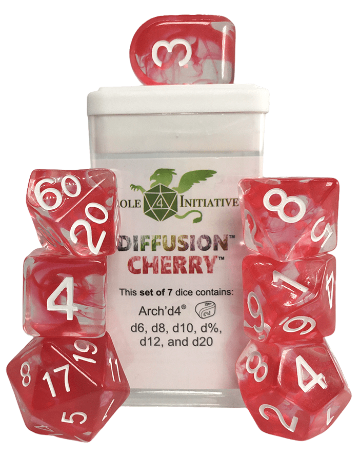 Set 7 dice w/ Arch'd4: Diffusion Cherry1